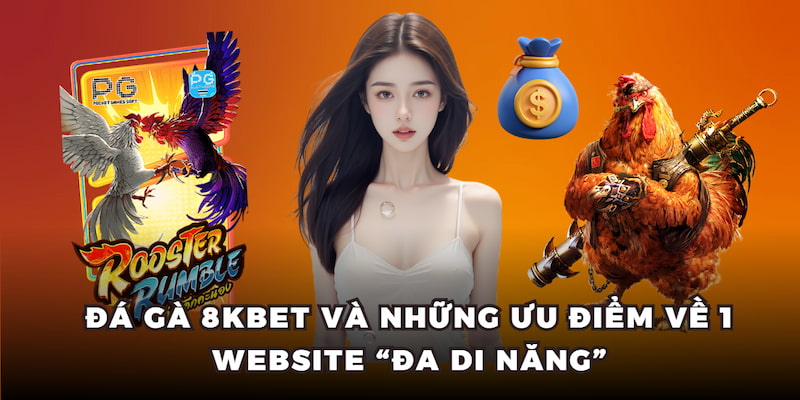 Đá gà 8KBET và những ưu điểm về 1 website “đa di năng”