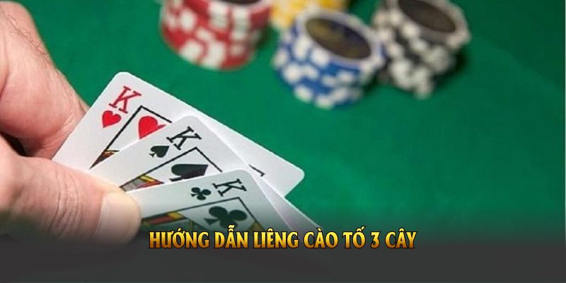 Hướng dẫn liêng cào tố 3 cây từ bộ bài đến thứ tự tố